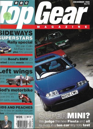TOP GEAR UK EDITION 1995 DEC - COLIN McRAE, BOND'S BMW Z3, WINGS IN CUBA,FIESTA